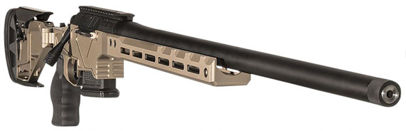 Seekins Precision 0011710107FDE Havak HIT Full Size 308 Win 3+1 24 in Black Threaded Barrel, Picatinny Rail Steel Receiver, FDE Adjustable Folding Aluminum Chassis, AR-Style Vertical Grip, Rifle