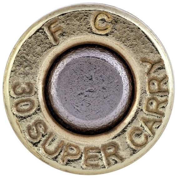 CCI 5205 Blazer Brass 30Super Carry 115gr Full Metal Jacket Flat Nose 50 Per Box/20 Case Centerfire, Handgun Ammunition