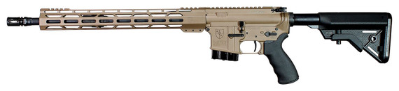 Alexander Arms RTA65DE Tactical 6.5 Grendel 10+1 16 in Black Threaded Barrel, FDE Cerakote Picatinny Rail Aluminum Receiver, M-LOK Handguard, Black Synthetic B5 Bravo Stock, Black A2 Grip, Rifle