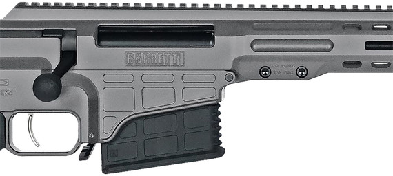 Barrett 18501 MRAD 300 PRC 10+1 26 in Fluted Barrel, Tungsten Gray Cerakote Aluminum Receiver, Tungsten Gray Synthetic Folding Stock w/Adjustable LOP, Adjustable Match Grade Trigger, Black Magpul Grip, Safety &, Magazine Release, Rifle