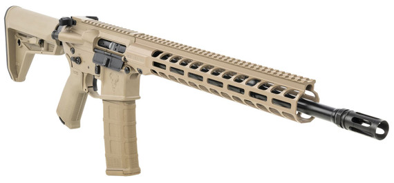 Stag Arms STAG15000242 Stag 15 Tactical 5.56x45mm NATO 30+1 16 in Ballistic Advantage Hanson-Profile Barrel, VG6 Delta Flash Hider, 13.5 in Slimline M-Lok Handguard, Picatinny Rail, FDE, Magpul MOE SL Stock & Grip, Magpul PMAG Gen M3 30rd Mag, Rifle