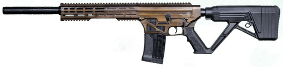 Garaysar Ft. Myers FEAR125BB FEAR-125 AR-Style 12 Gauge 5+1 20 in 4140 Steel Barrel, Bronze Battleworn Metal Finish, Black Synthetic Stock w/Adjustable Cheek Riser, Polymer Grip Includes Hard Case & 2, Magazines, Shotgun