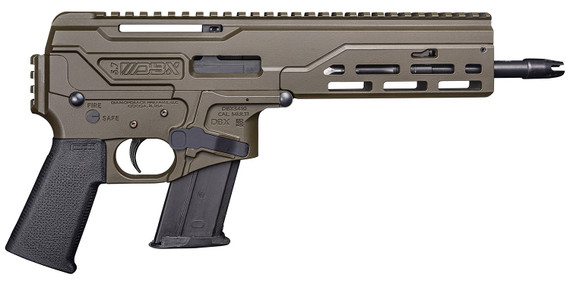 Diamondback DB165AL101 DBX CF Sports South Exclusive 5.7x28mm 20+1 8 in Threaded Barrel w/DBX Muzzle Device, OD Green Cerakote Finish, M-Lok Handguard, Magpul MOE K Grip, Mil-Spec Trigger, Pistol