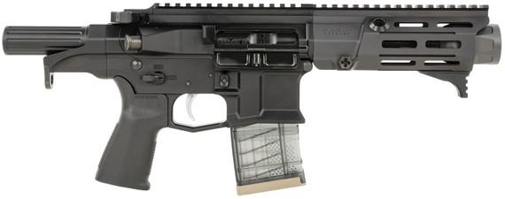 Maxim Defense MXM50823 PDX 505-SPS 300 Blackout 20+1 5.50 in Barrel, Hate Brake Muzzle Booster Under M-LOK Handguard, Aluminum Receiver w/Black Finish, Black SCW System, Includes 1 20rd, Magazine, Pistol