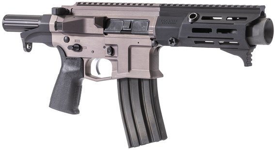 Maxim Defense MXM50841 PDX 505-SPS 5.56x45mm NATO 20+1 5.50 in Barrel, Hate Brake Muzzle Booster Under M-Lok Handguard, Aluminum Receiver w/Urban Grey Finish, Urban Grey SCW System, Includes 1 20rd, Magazine, Pistol