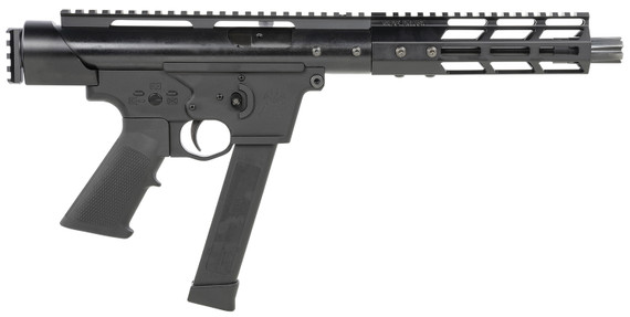 Tactical Superiority SIATAC09085RD Tac-9 9mm Luger 8.50 in 416 Stainless Steel Barrel, Steel Receiver w/Nitride Finish, Aluminum Lower Receiver w/Black Hard Coat Anodized Finish, Picatinny Rail End Cap, Black A2 Grip Includes Red Dot, Pistol