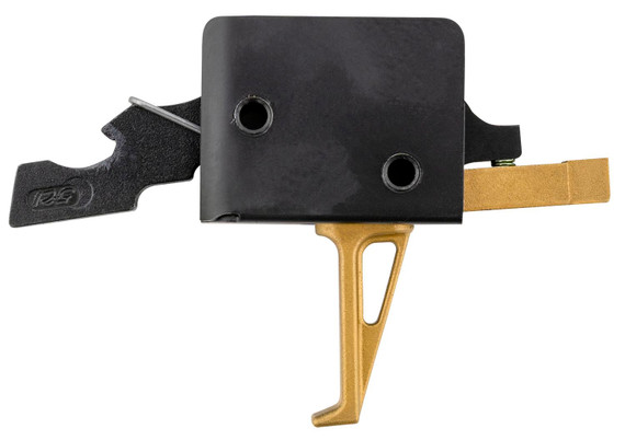 CMC Triggers 91503GF Drop-In Gold Finger Single-Stage Flat Trigger with 3-3.50 lbs Draw Weight & Gold Finish for AR-15,AR-10