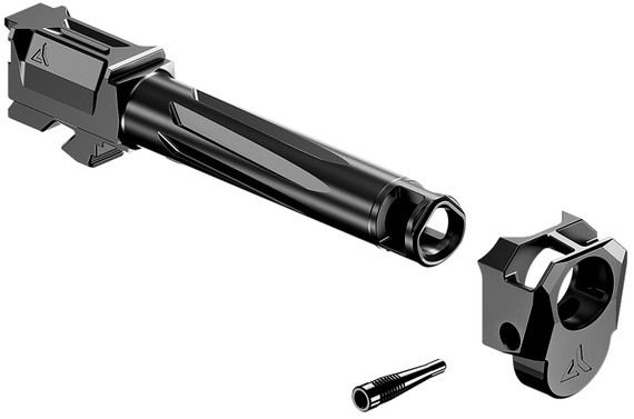 Radian Weapons G19G5ILRN Ramjet + Afterburner Combo 9mm Luger, Compatible w/Glock 19 Gen5, Black Stainless Steel Fluted Barrel