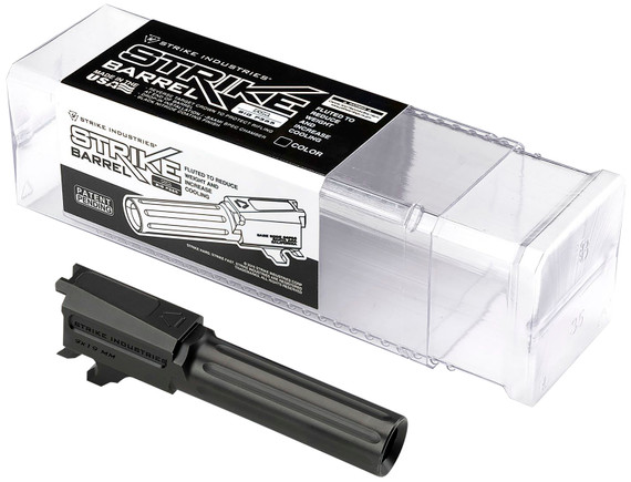 Strike Industries P365BARREL Replacement Barrel 9mm Luger 3.10 in Fluted Black Nitride for Sig P365