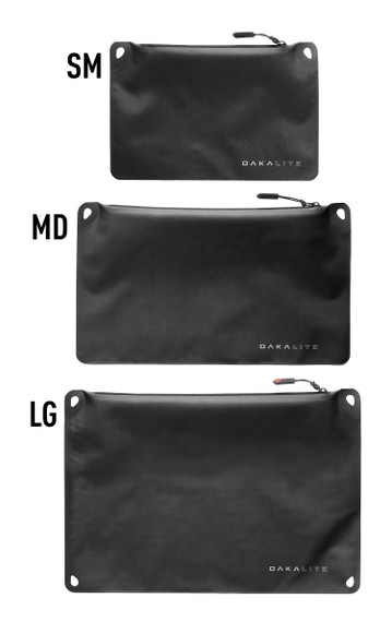 Magpul MAG1244001 DAKA Lite Pouch Medium Black Nylon with Water-Repellant Zipper