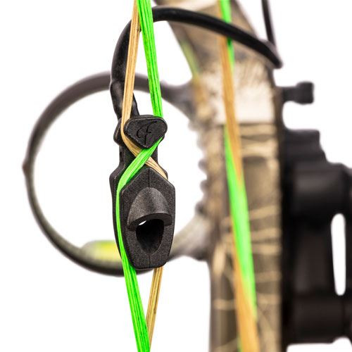 Trophy Ridge No Tie Tube Peep 1/4 in Black AFLTB
