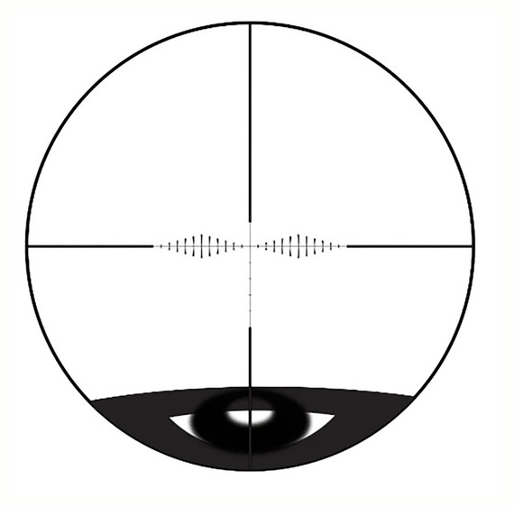 Huskemaw Optics 1016HO Tactical Hunter Black 1-6x24mm 30mm Tube, Illuminated HuntSmart Reticle, Rifle Scope