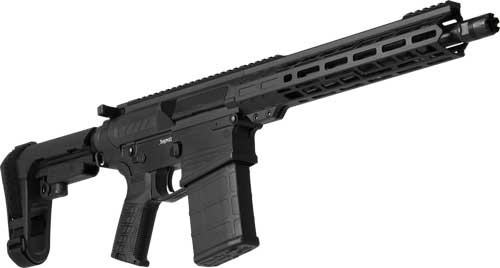 CMMG PE38A928EAB Banshee MK3 308 Win 20+1 12.50", Black, 11" M-Lok Handgaurd, Buffer Tube Brace, OEM Zeroed Ambi Controls & Linear Compensator