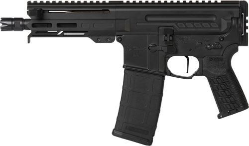 CMMG 55A938FAB Dissent 5.56x45mm NATO 30+1 6.50 in, Black Cerakote Rec, OEM Grip, Picatinny Buffer Adapter, Zeroed Drop-In Single Stage Trigger, Pistol