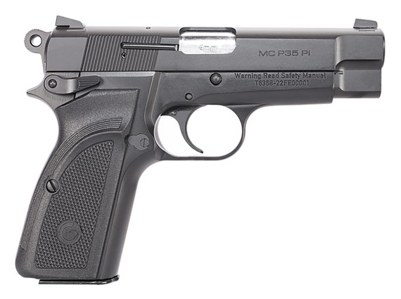 EAA GIRSAN 390440 MCP 35 PI 9mm Luger 15+1 3.88 in Stainless Steel Barrel, Matte Black Serrated Slide, Matte Black Steel Frame w/Beavertail, Black Checkered Polymer Grips, Pistol