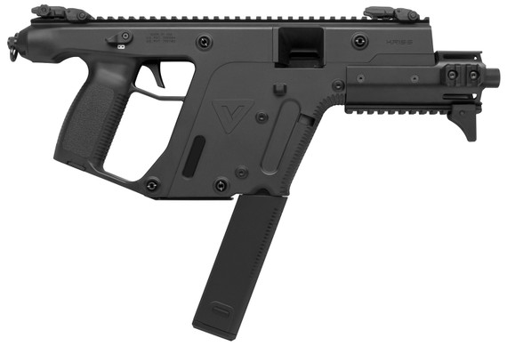 Kriss USA KV45PBL30 Vector SDP Enhanced G2 45 ACP 30+1 6.50 in Black Nitride Threaded Barrel, Black Picatinny Rail Top & Bottom, MK5M Modular Rail, Pistol