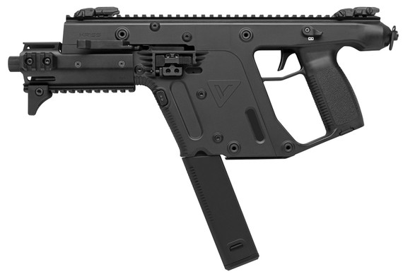 Kriss USA KV45PBL30 Vector SDP Enhanced G2 45 ACP 30+1 6.50 in Black Nitride Threaded Barrel, Black Picatinny Rail Top & Bottom, MK5M Modular Rail, Pistol