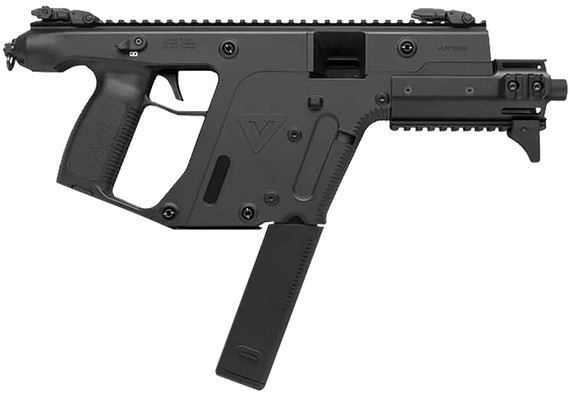 Kriss USA KV90PBL30 Vector SDP Enhanced G2 9mm Luger 40+1 6.50 in Black Nitride Threaded Barrel, Black Picatinny Rail Top & Bottom, MK5M Modular Rail, Pistol