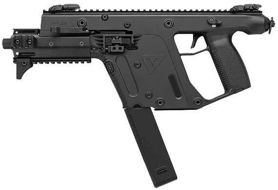 Kriss USA KV90PBL30 Vector SDP Enhanced G2 9mm Luger 40+1 6.50 in Black Nitride Threaded Barrel, Black Picatinny Rail Top & Bottom, MK5M Modular Rail, Pistol
