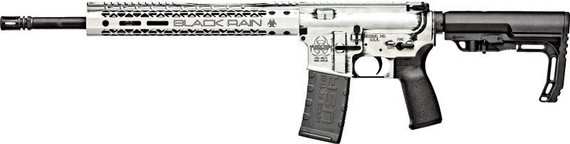 Black Rain Spec+ Fusion Rifle 300Blk 16 in White Bworn 30Rd BRO-FUSION-300BLK-WB