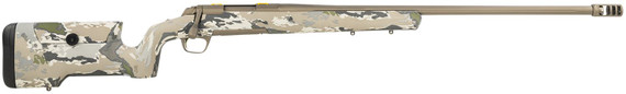 Browning 035555299 X-Bolt Hells Canyon Max LR Full Size 6.8 Western 3+1 26 in Smoked Bronze Cerakote Fluted/Threaded Barrel, Steel Receiver w/X-Lock Mount, Ovix Camo Adjustable Max Synthetic Stock, Rifle