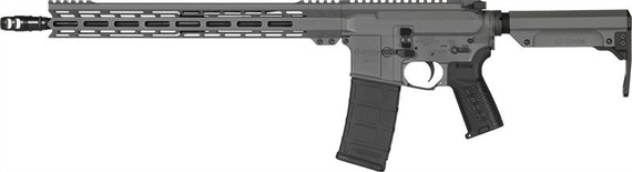 CMMG 30A12E8TNG Resolute MK4 300 Blackout 30+1 16.10 in Black Nitride Threaded Barrel, Tungsten Gray Cerakote Picatinny Rail Aluminum Receiver, EML 15 in M-LOK Handguard, Tungsten Synthetic CMMG 6 Position RipStock, Zeroed Drop-In Trigger, Rifle