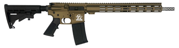 Great Lakes Firearms GL15223SSBRZ AR-15 223 Wylde 30+1 16 in Stainless Threaded Barrel, Bronze Cerakote Picatinny Rail Aluminum Receiver, 15.25 in M-LOK Handguard, , Mil-Spec Grip, Right Hand, Rifle