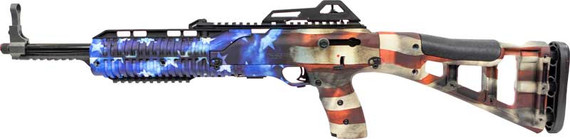 Hi-Point 4595TSFLG 4595TS Carbine 45 ACP 17.50 in 9+1, American Flag, Skeletonized Stock, Adjustable Sights, Rifle