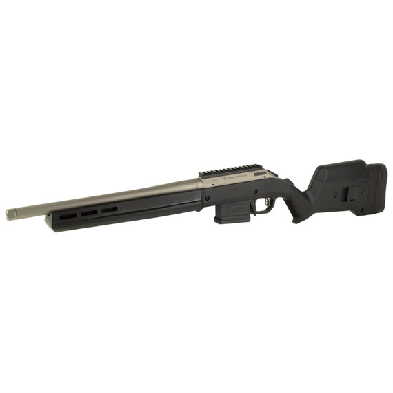 Ruger American, TALO, Bolt Action Rifle, 308 Winchester, 16 in Barrel, Threaded 5/8x24, Cerakote Finish, Silver, Magpul Hunter American Stock, Right Hand, 5 Rounds, 1 PMAG AICS Magazine 26997