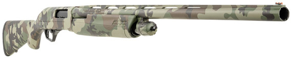 Winchester 512433292 SXP Waterfowl Hunter 12 Gauge 28 in 4+1 (2.75 in) 3.50 in Chamber, Woodland Camo, TruGlo Fiber Optic Sight, Includes 3 Invector-Plus Chokes, Shotgun
