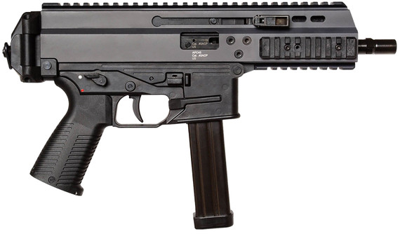 B&T Firearms 36044 APC Pro 45 ACP 25+1 6.80 in Black Steel Barrel, M-LOK Handguards, Black Aluminum Picatinny Rail Receiver, Black Polymer Grips, Pistol