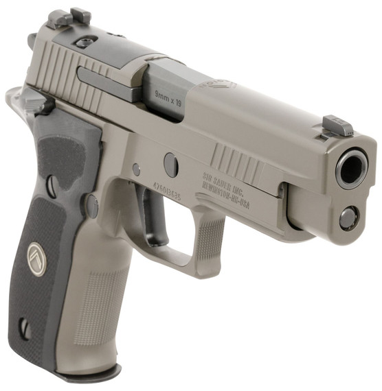 Sig Sauer E26R9LEGIONSAOR2 P226 Full Size Legion SAO 9mm Luger 15+1 4.40in, Legion Gray Elite Cerakote, Picatinny Rail Frame, Romeo 1 Slide, Black G10 Grip, Flat Trigger, X-Ray Sights