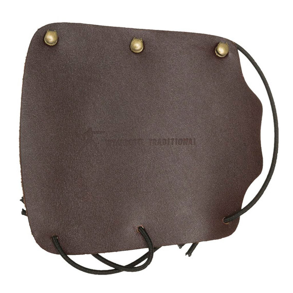 Wyandotte Leather Armguard Brown Hook and Loop 5.5 in. 9600