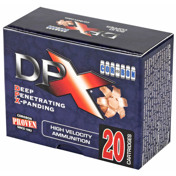 CorBon Deep Penetrating X Bullet, 9MM, +P, 115 Grain, Barnes X, 20 Round Box DPX09115