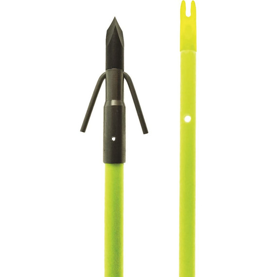 Muzzy Classic Fish Arrow Chartreuse with Gar Point 1420-GBS