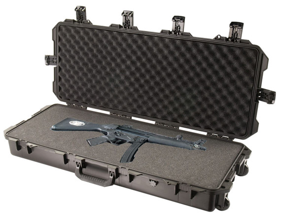 Pelican IM3100X0001 Storm Long 36.50 in Black HPX Resin Foam Padding, Rifle Case