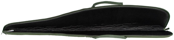 Uncle Mikes 22417 GunMate Large Style Green Nylon, 48 in OAL Lockable Full Length Zipper, Wrap Around Handles Embroidered Logo for Scoped, Rifle Case