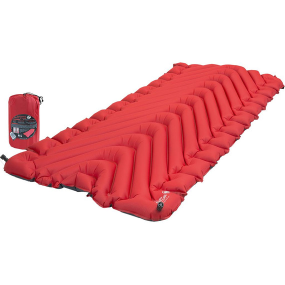 Klymit Insulated Static V Luxe Sleeping Pad Red 06LIRD02D
