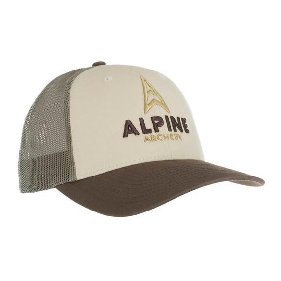 Alpine Low Pro Trucker Cap Brown/Loden/Tan 1601258