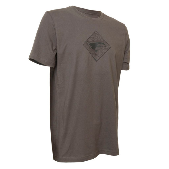 Elevation HUNT TOPO Tee Grey Large xxx