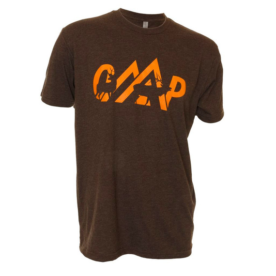 October Mountain Logo Tee Espresso Medium xxx