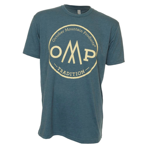 October Mountain Tradition Tee Indigo Small xxx