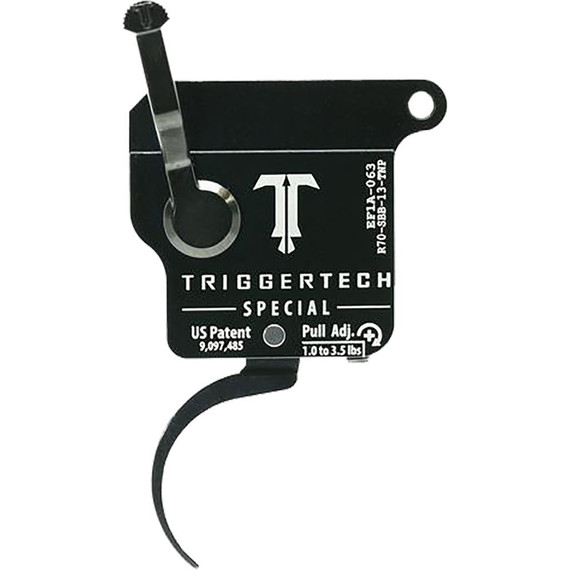 TriggerTech Rem 700 Special Single Stage Triggers PVD Black Pro Curved Top Safety RH R70-SBB-13-TNP