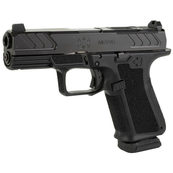 Shadow Systems SS1306 MR920 Foundation 9mm Luger 15+1 4 in Black Nitride Match Grade Barrel & Optic Cut/Serrated/SS Logo Stainless Steel Slide, Black Polymer Frame w/Beavertail & Picatinny Rail, Pistol