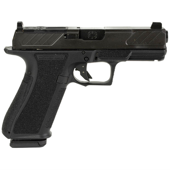 Shadow Systems SS3306 XR920 Foundation 9mm Luger 17+1 4 in Black Nitride Match Grade Barrel & Optic Cut/Serrated/SS Logo Stainless Steel Slide, Black Polymer Frame w/Beavertail & Picatinny Rail, Black Interchangeable Backstrap Grip, Pistol