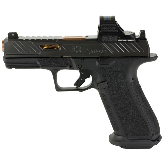 Shadow Systems XR920 Elite Slide Holosun Pistol 9mm Black Frame 4 in. Unthreaded Bronze 17 rd. SS-3011-H