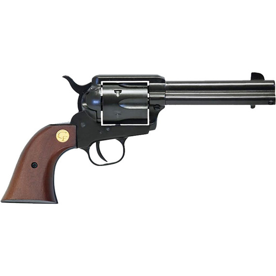 Chiappa 1873 SAA Revolver 22 LR 4.75 in. Black with Wood Grips 6 Shot 340.053