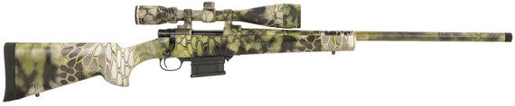 Howa HKF73102KAC M1500 308 Win 5+1 24 in Heavy Barrel, Full Dip Kryptek Altitude, Synthetic Stock, Nikko Stirling GamePro 4-16x44mm, Bipod Included, Rifle