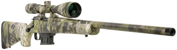 Howa HKF73102KAC M1500 308 Win 5+1 24 in Heavy Barrel, Full Dip Kryptek Altitude, Synthetic Stock, Nikko Stirling GamePro 4-16x44mm, Bipod Included, Rifle