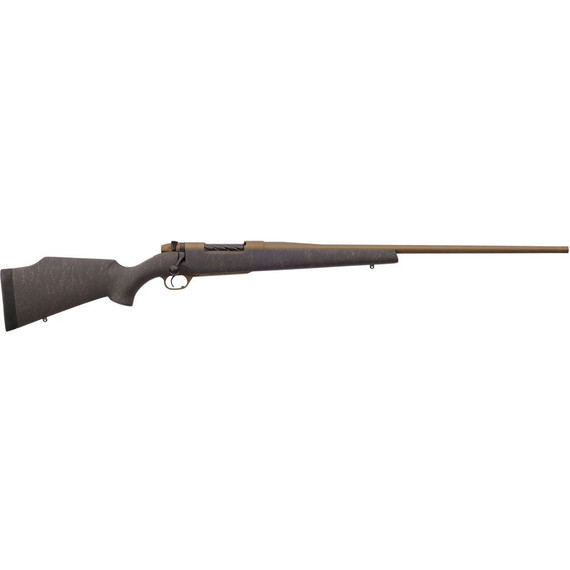 Weatherby Mark V WeatherMark Bronze Rifle 270 WBY 26 in. Bronze Webbing Threaded Barrel RH MWB01N270WR6T